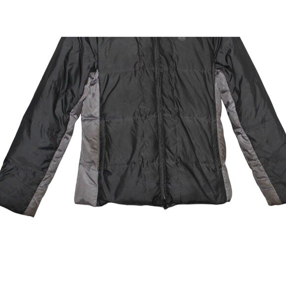 Brooks Brothers Jacket Light & Dark Gray Down  Puffer  Womens Size 12 - Picture 3 of 10